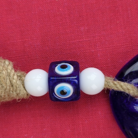 Evil Eye Rope Ornament - Picture 3 of 6